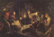 Jacopo Bassano The Descent from the Cross (mk05) oil painting artist